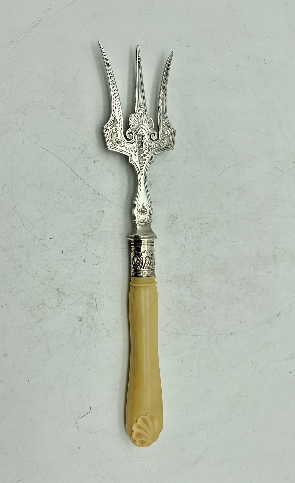 Antiques Atlas Antique Sterling Silver Serving Fork Circa 1898