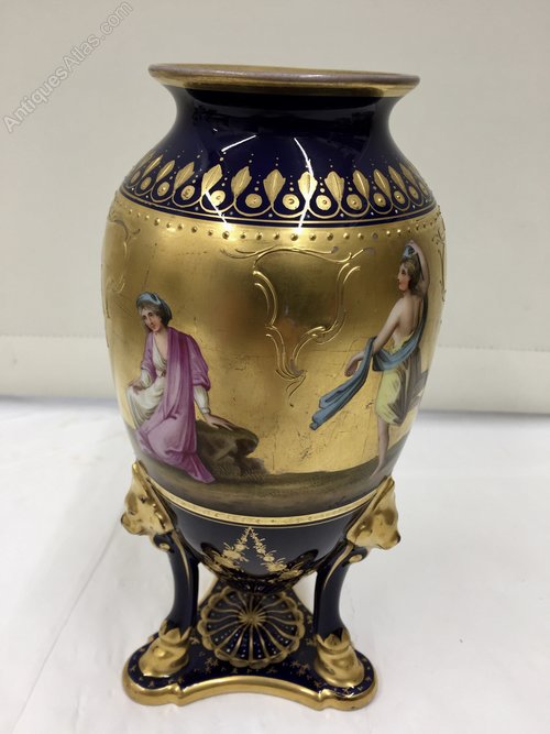 Antiques Atlas Antique Vienna Porcelain Vase Circa 1890