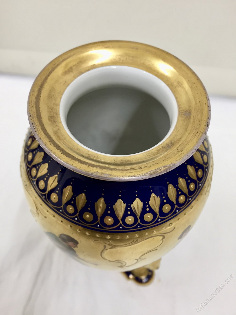 Antiques Atlas Antique Vienna Porcelain Vase Circa 1890