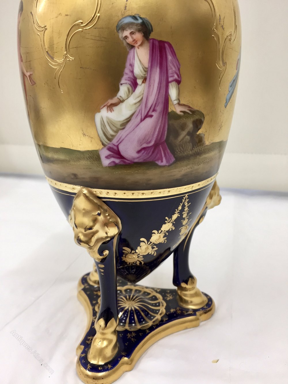 Antiques Atlas Antique Vienna Porcelain Vase Circa 1890