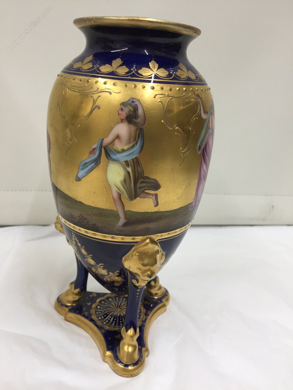Antiques Atlas Antique Vienna Porcelain Vase Circa 1890