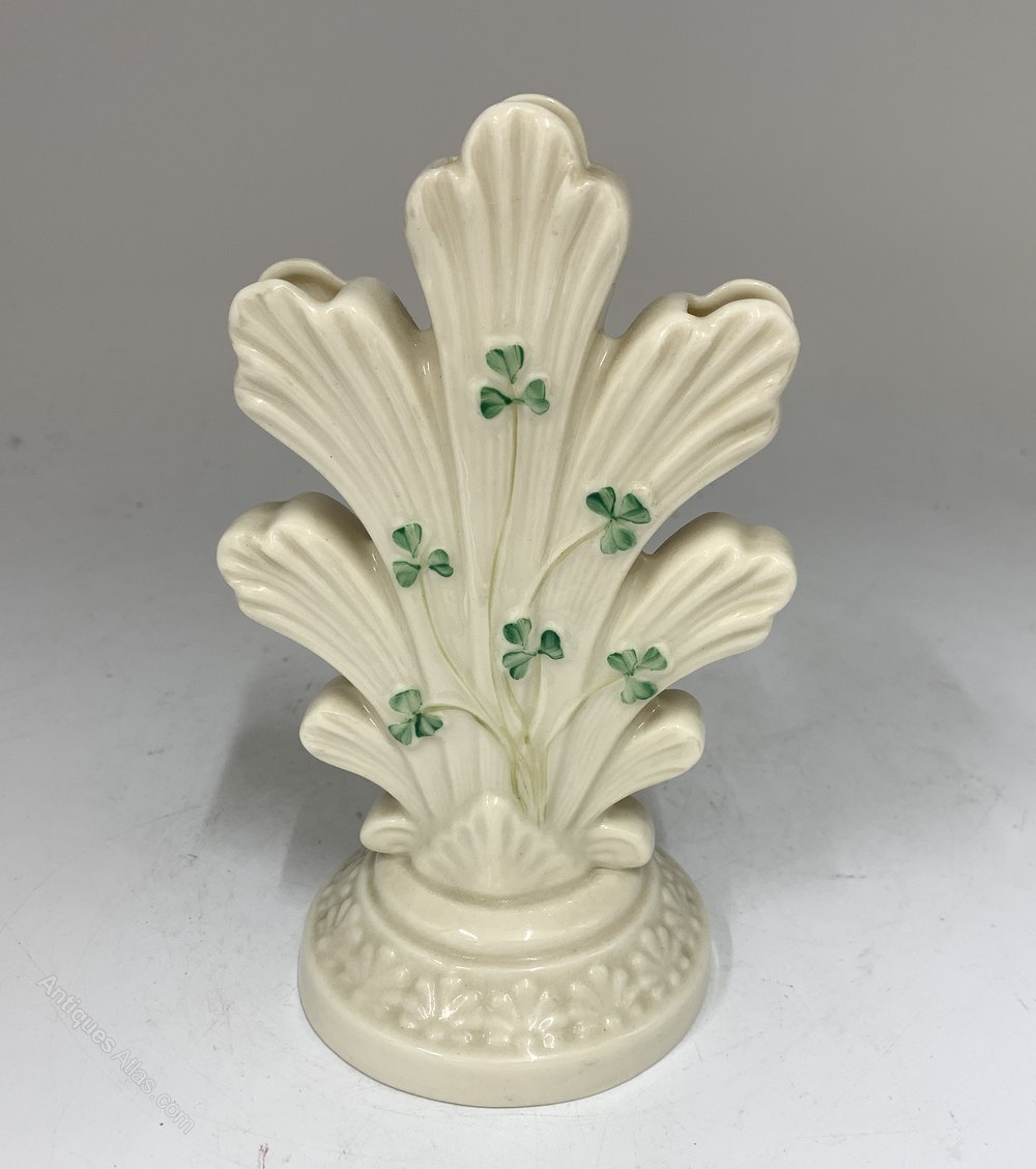 Antiques Atlas Belleek Porcelain Specimen Vase