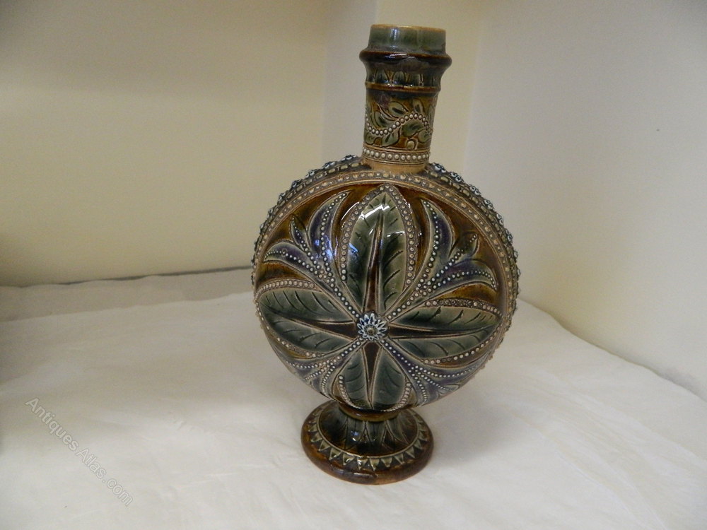 Antiques Atlas Doulton Lambeth Ware Bottle Vase