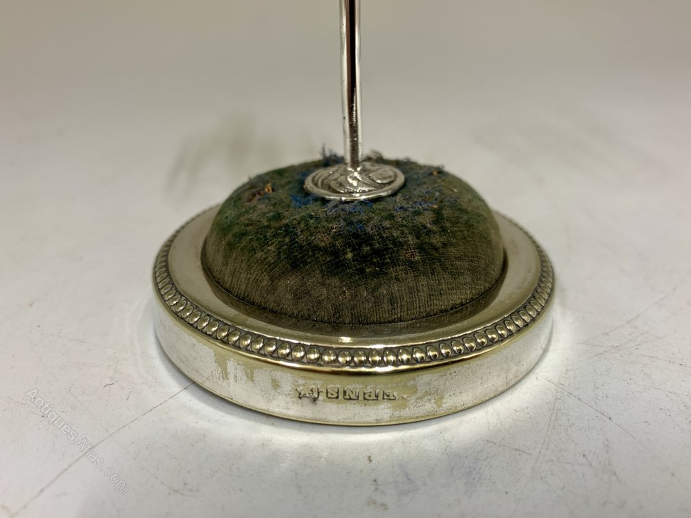Antiques Atlas Edwardian Silver Plated Hat Pin Stand Circa 1905