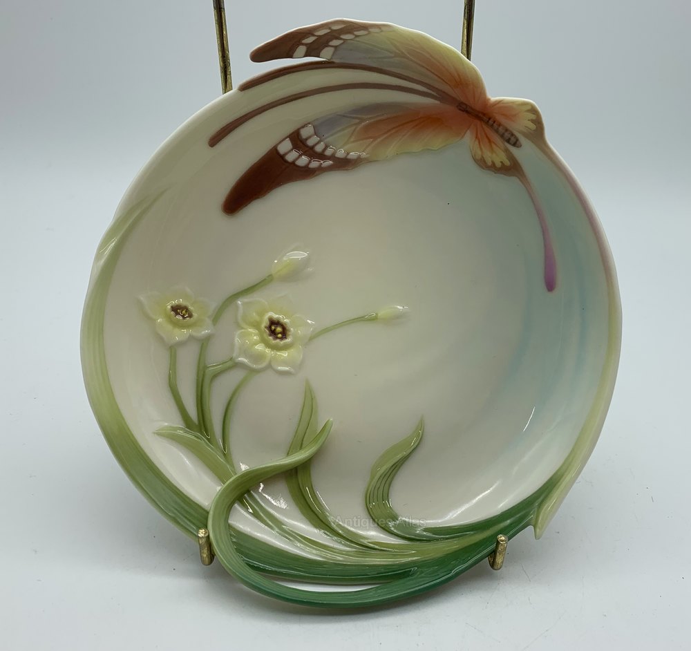 Antiques Atlas Franz Fine Porcelain Butterfly Dish