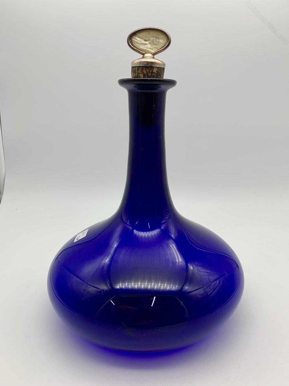 Antiques Atlas Bristol Blue Glass Decanter Circa 1820