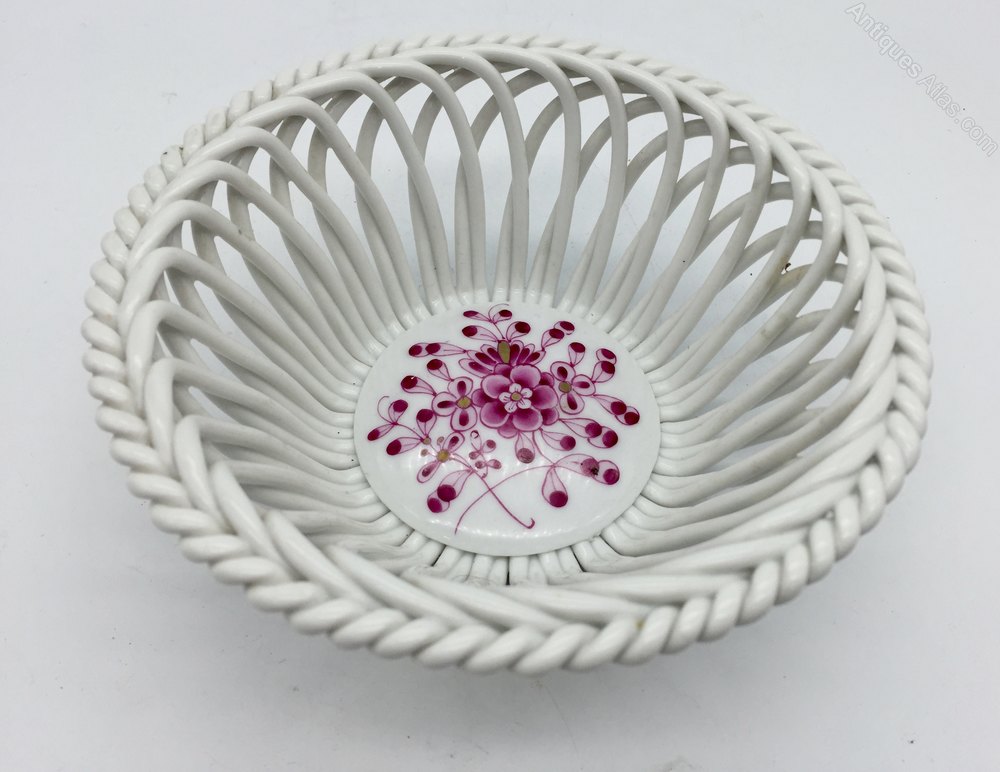 Antiques Atlas Herend Porcelain Interlaced Dish Herend Porcelain Interlaced Dish
