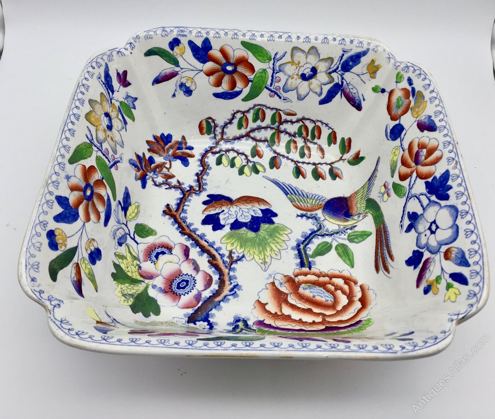 Antiques Atlas Hicks & Meigh Ironstone Pottery Bowl Circa 1825