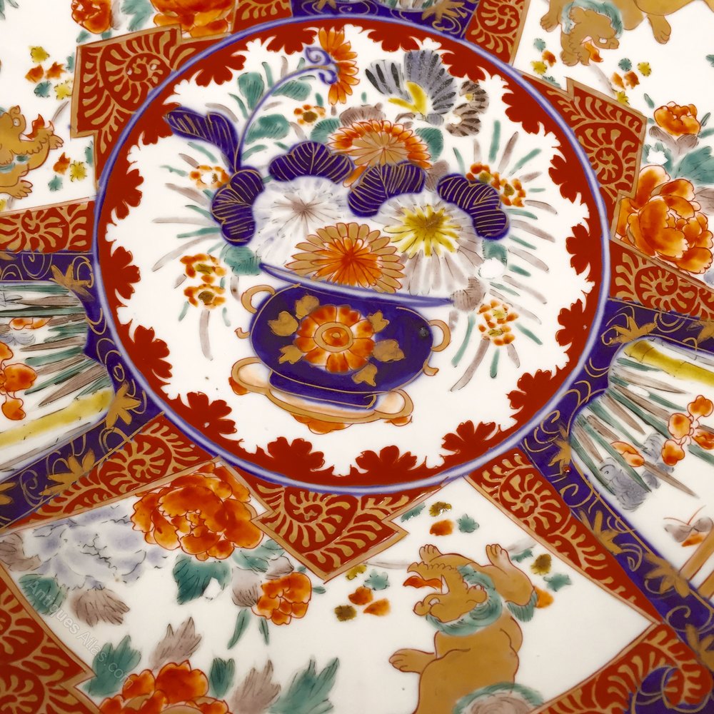Antiques Atlas Japanese Imari Porcelain Plate Circa 1870