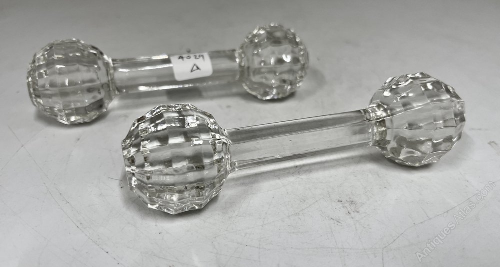 Antiques Atlas Pair Antique Glass Knife Rests Circa 1900