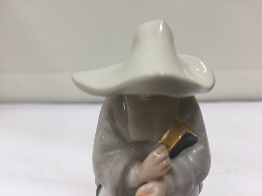 Antiques Atlas Royal Worcester Nun Candle Snuffer Circa 1919
