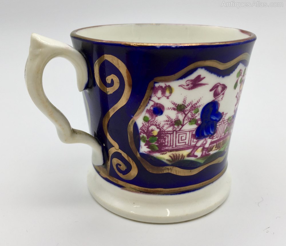Antiques Atlas Staffordshire Pottery Mug Circa 1825