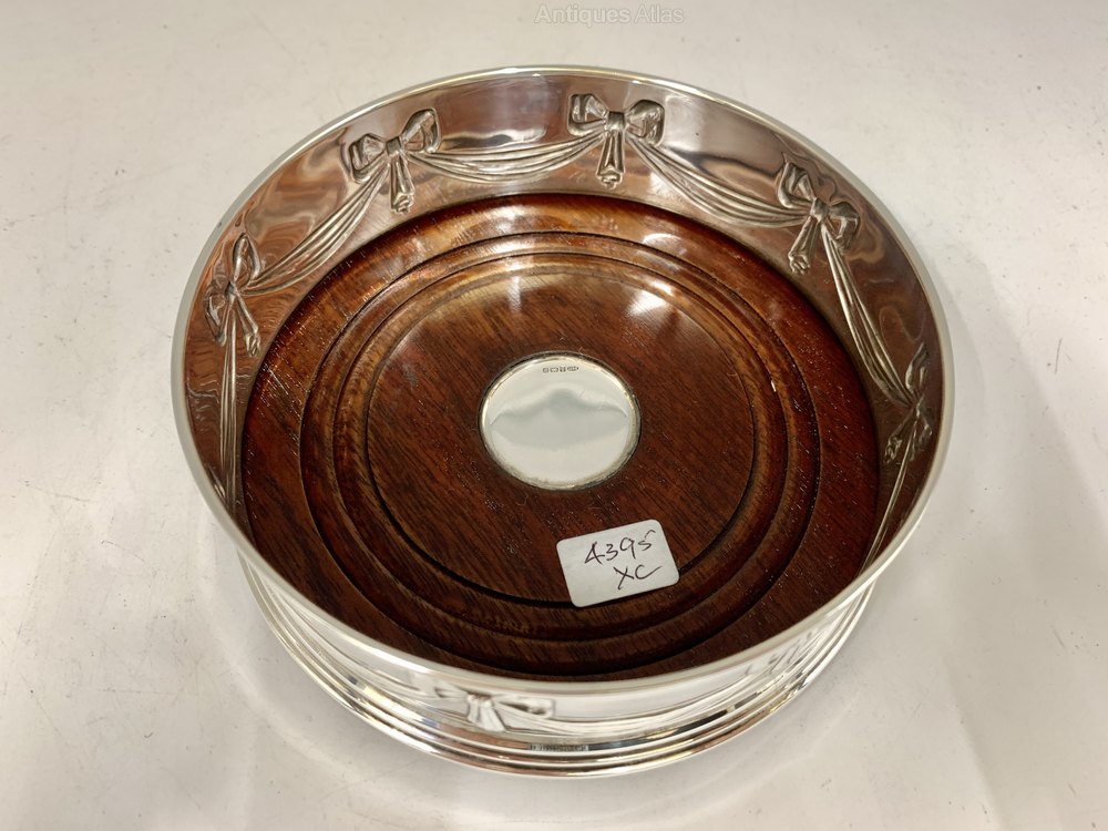 Antiques Atlas Sterling Silver Wine Bottle Coaster Circa 1971