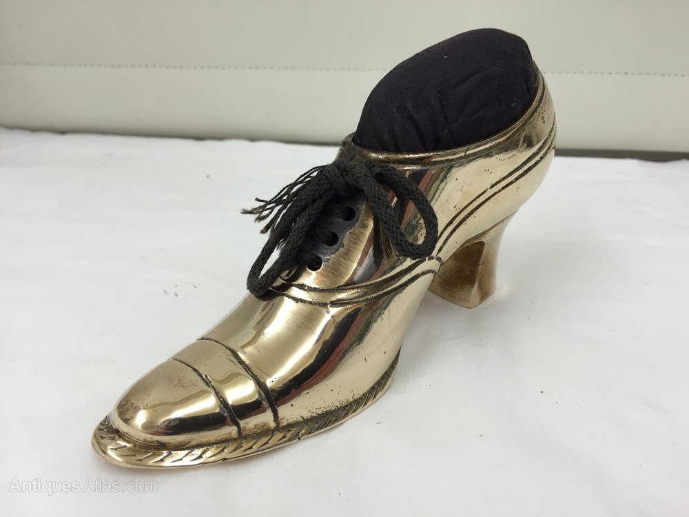 Antiques Atlas Victorian Brass Shoe Pin Cushion Circa 1885 Antiques Atlas Victorian Brass Shoe Pin Cushion Circa 1885