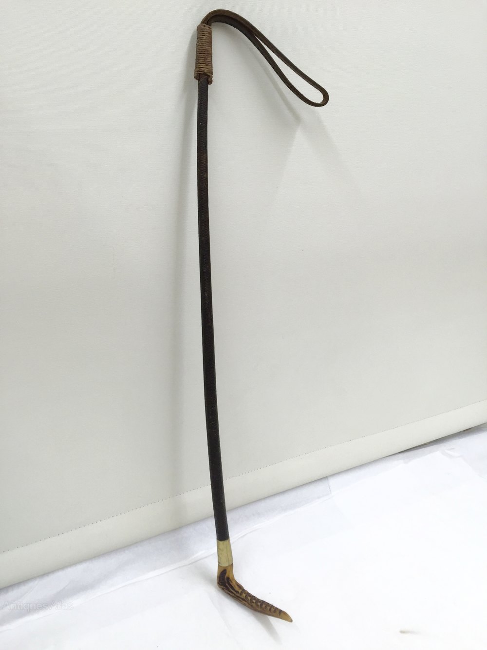 Antiques Atlas Vintage Edwardian Leather Riding Crop Circa 1905