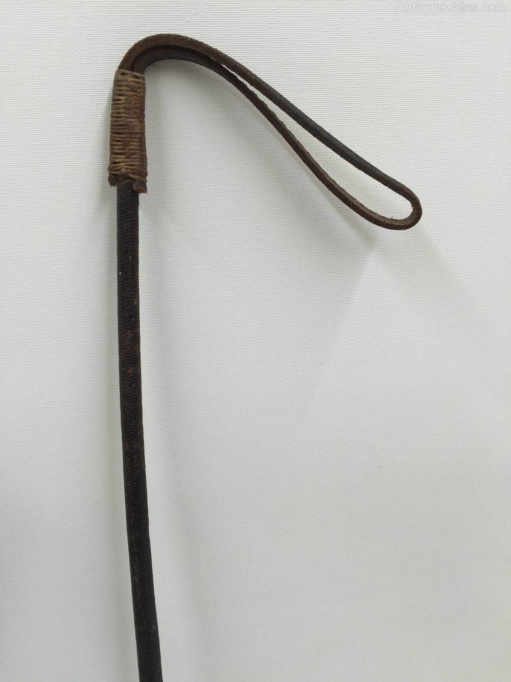 Antiques Atlas Vintage Edwardian Leather Riding Crop Circa 1905