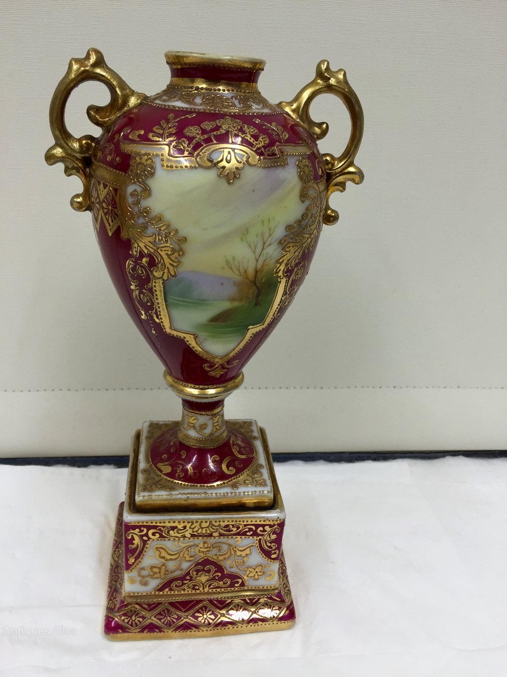 Antiques Atlas Vintage Noritake Pedestal Vase