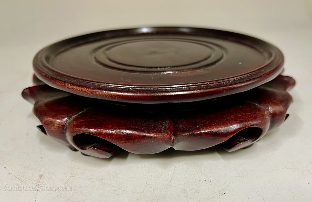 Antiques Atlas Vintage Oriental Hard Wood Vase Stand