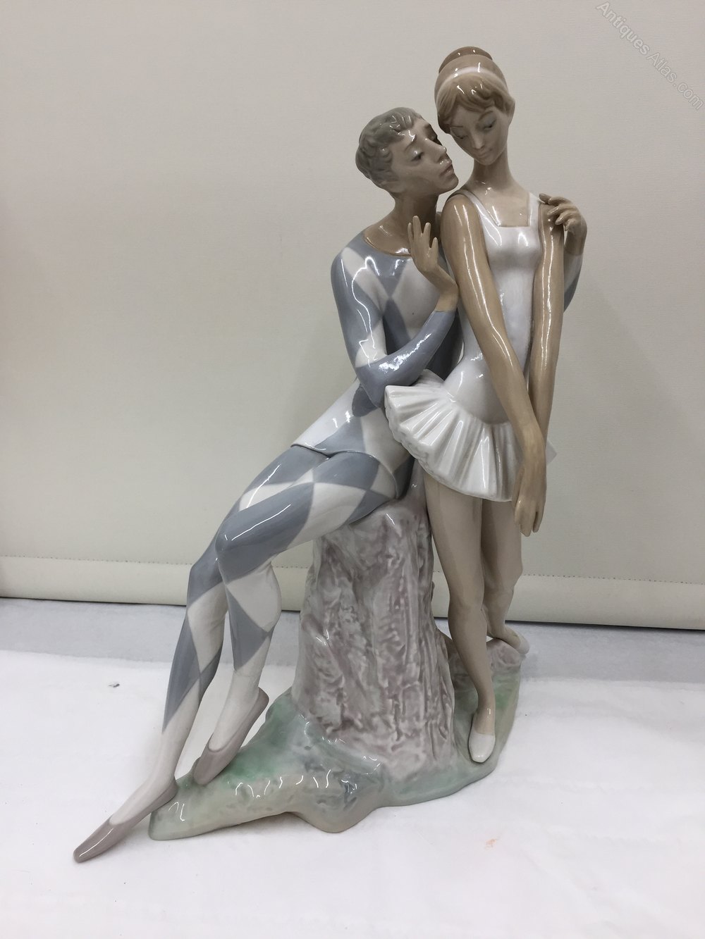 Antiques Atlas Vintage Retired Lladro Harlequin Ballet Dancer