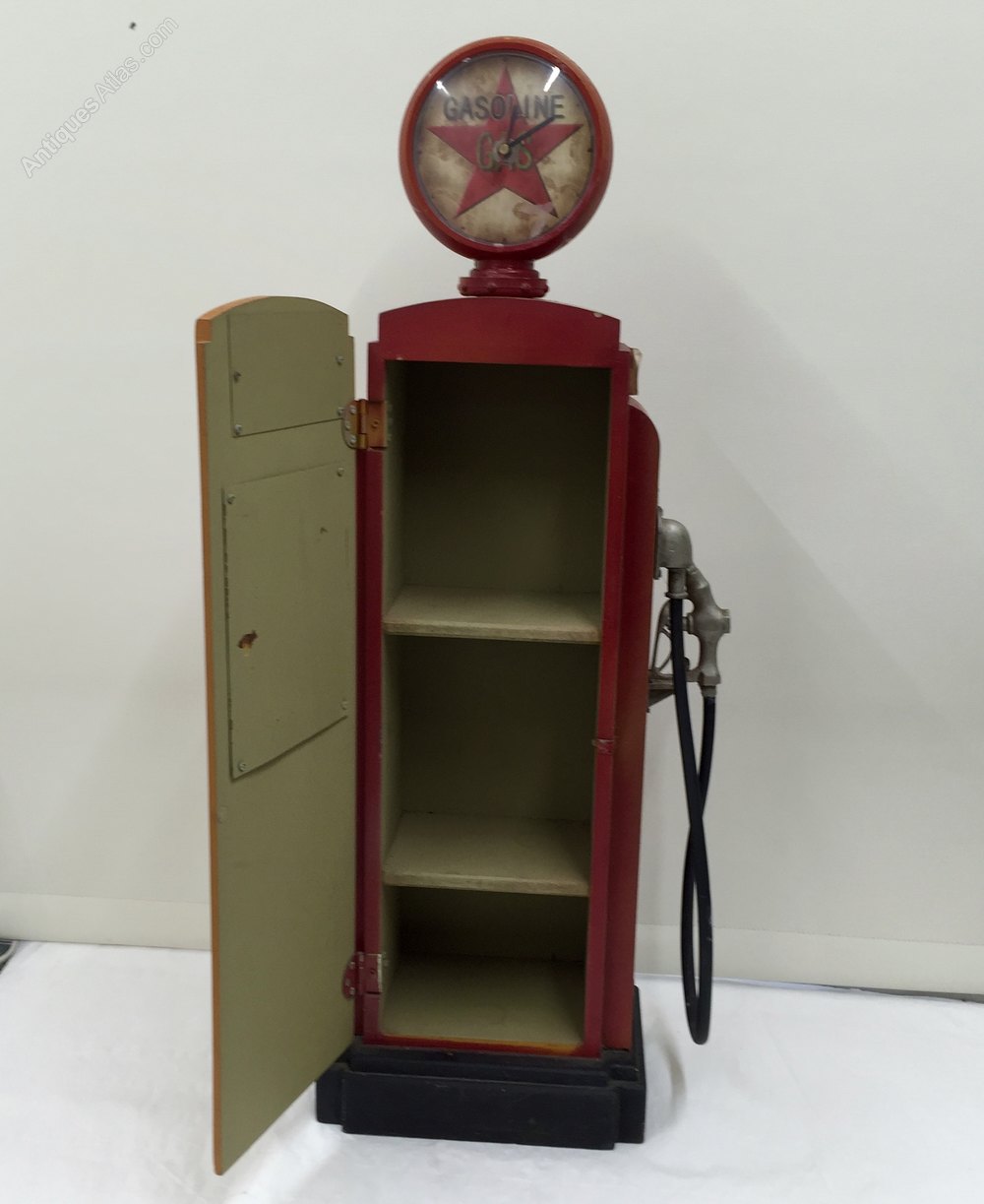 Antiques Atlas Vintage Retro Gasoline Petrol Pump Cupboard