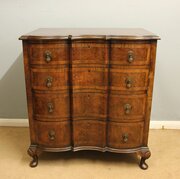 Antique Burr Walnut Chest Of Drawers