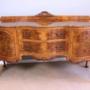 Antique Burr Walnut Serpentine Front Sideboard
