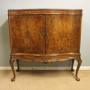 Antique Burr Walnut Side Cabinet, Sideboard