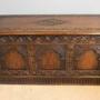 Antique Caved Oak Blanket Chest Coffer