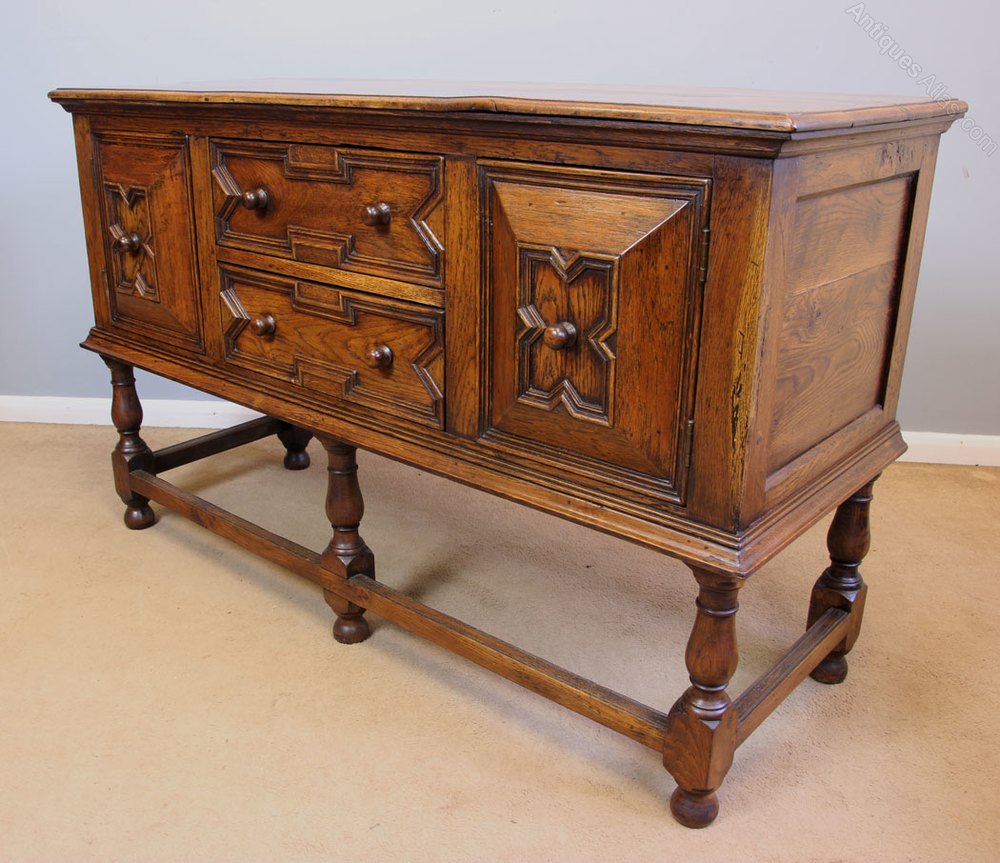 Antique Country Oak Sideboard Dresser Base. Antiques Atlas