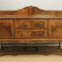 Antique Figured Walnut Sideboard Server