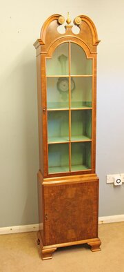 Antique Georgian Style Walnut Cabinet 