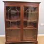 Antique Mahogany Dwarf Glazed Bookcase.