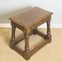Antique Oak Joint Stool