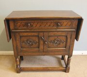 Antique Oak Side Cabinet