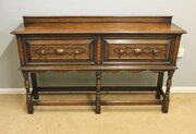 Antique Quality Slim Oak Side Table