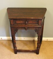Antique Small Oak Side Table