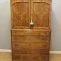 Burr Walnut Tallboy Chest Drawers