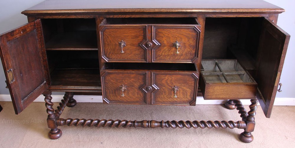 Edwardian Antique Oak Server Sideboard Dresser Antiques Atlas