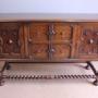 Edwardian Oak Jacobean Style Sideboard Dresser 