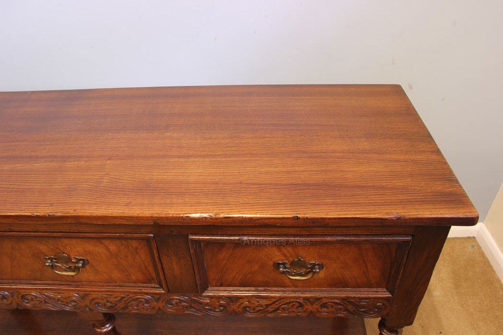 Period Style Oak Antique Dresser Base. Antiques Atlas