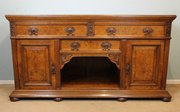 Quality Victorian Pollard Oak Sideboard Base
