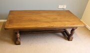 Solid Oak Large Low Coffee Table
