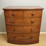 Victorian Mahogany Bow Front Chest of Drawers