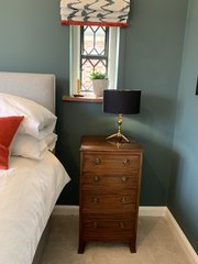 Antique Edwardian Mahogany Pot Cupboard Chest