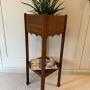 Antique Mahogany Plant Stand