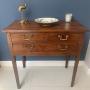 Georgian Mahogany Lowboy or Side Table