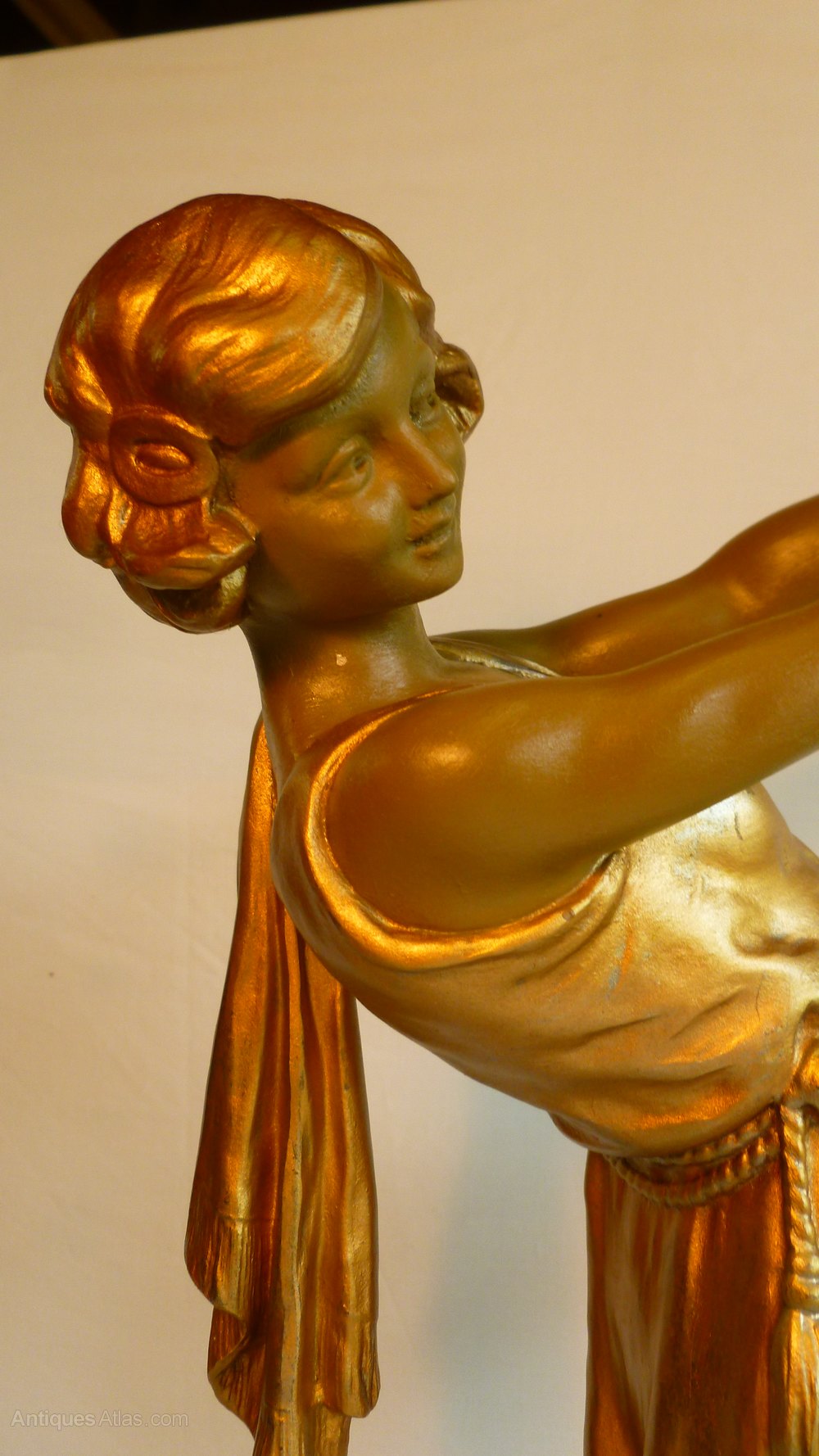 Antiques Atlas Art Deco Dancer By Carlier,Tall.