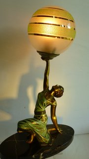 Art Deco Lady Lamp