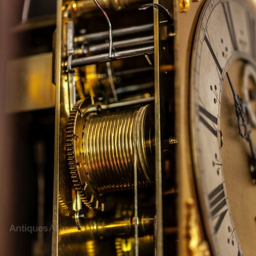 Antiques Atlas Musical Walnut Longcase Signed Thomas Tompion