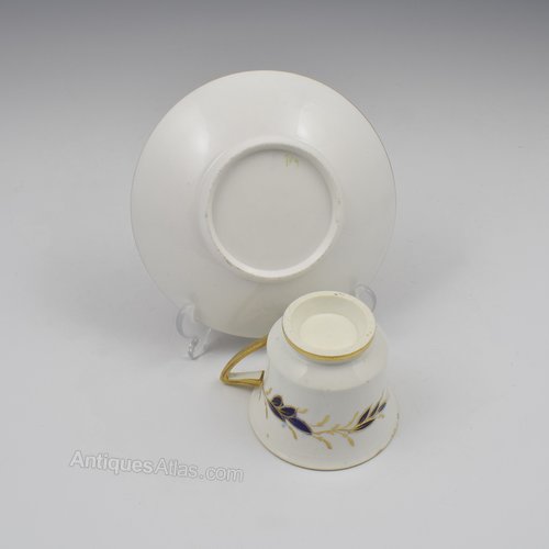 Antiques Atlas - Coalport Porcelain Bird Coffee Cup & Saucer